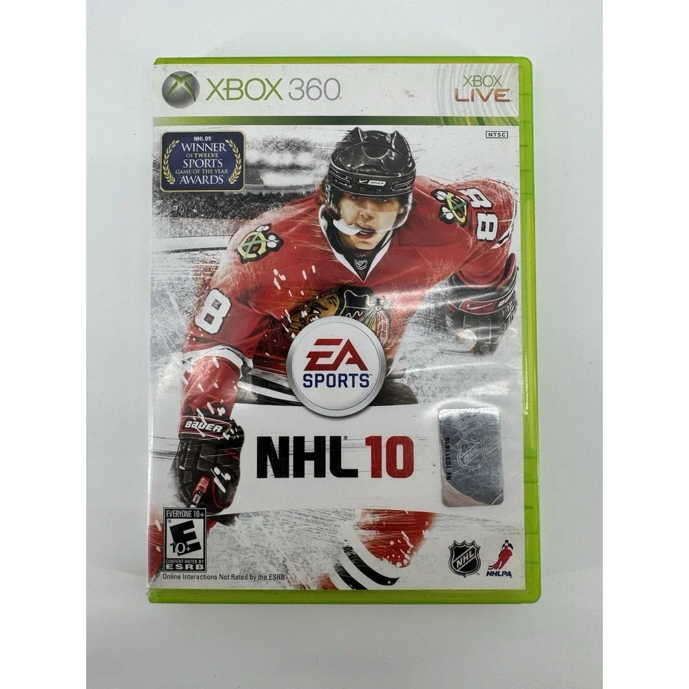 NHL 10‎ Microsoft Xbox 360 EA Sports CIB With Manual